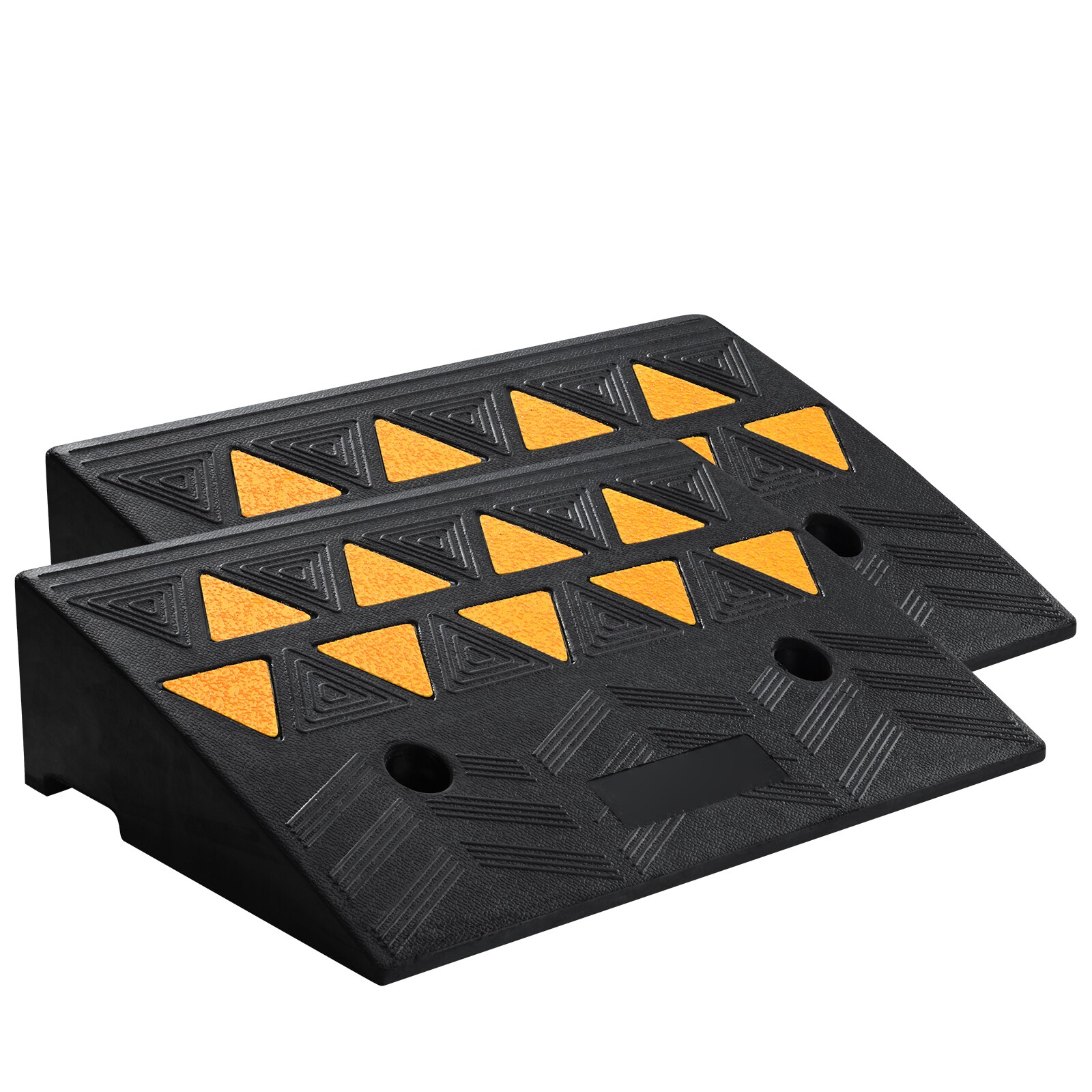 Heavy-duty Rubber Curb Ramps For Driveways And Thresholds 2 Pack_voghion.com